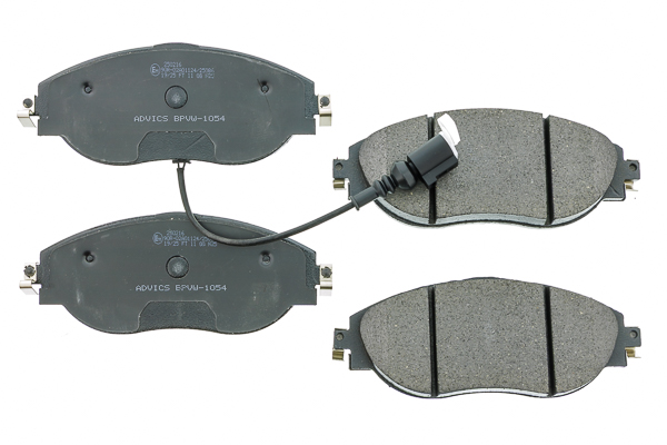 Jeu de 4 plaquettes de frein AISIN ref. BPVW-1054